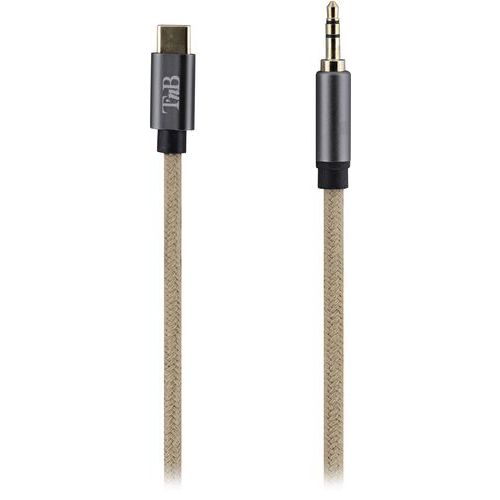 Kabel USB-C naar jack 3,5 touw - T'nB Kabel USB-C naar jack 3,5 touw - T'nB