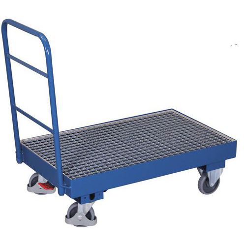 Magazijnwagen met opvangreservoir Magazijnwagen met opvangreservoir