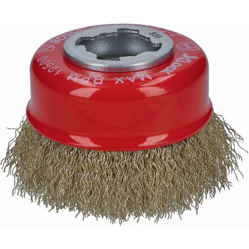 Komborstel Ø75mm gegolfde draad X-LOCK Komborstel Ø75mm gegolfde draad X-LOCK