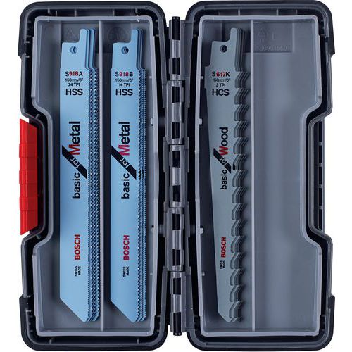 Reciprozaagblad 15dlg Wood and Metal Basic S918, S617K - Bosch Reciprozaagblad 15dlg Wood and Metal Basic S918, S617K - Bosch