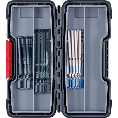 Coffret scie sauteuse 30p bois et métal Coffret scie sauteuse 30p bois et métal
