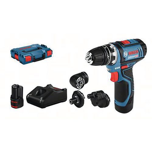Accuschroefboormachine 12V 2x 2,0Ah Li-Ion in L-Boxx - Bosch Accuschroefboormachine 12V 2x 2,0Ah Li-Ion in L-Boxx - Bosch