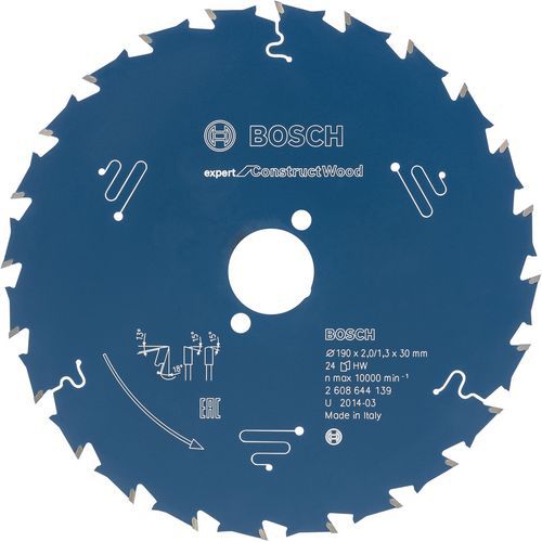 Cirkelzaagblad Expert voor inval- en handzagen, Asgat Ø: 20 mm, Ø: 16 cm, Aantal tanden: 24, Materiaal: Staal