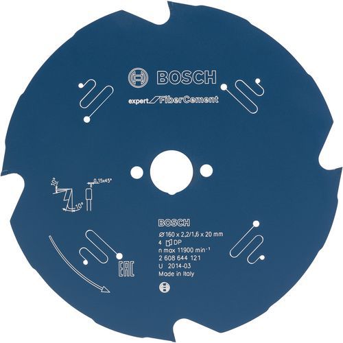 Cirkelzaagblad Expert voor inval- en handzagen, Asgat Ø: 30 mm, Ø: 18.4 cm, Aantal tanden: 4