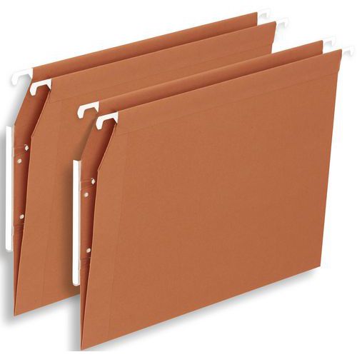 Laterale hangmap met ruiter Budget - Voor kasten en laden - V-bodem Laterale hangmap met ruiter Budget - Voor kasten en laden - V-bodem