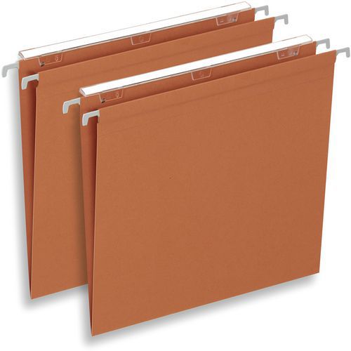 Laterale hangmap met ruiter Budget - Voor kasten en laden - V-bodem Laterale hangmap met ruiter Budget - Voor kasten en laden - V-bodem