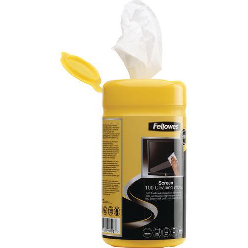 Doos met schermreinigingsdoekjes - Fellowes Doos met schermreinigingsdoekjes - Fellowes
