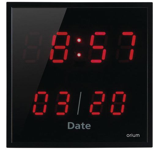 LED-klok rood - Orium LED-klok rood - Orium