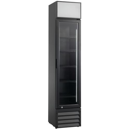 Koelkast met 1 glasdeur met LED en lichtbak - Scancool Koelkast met 1 glasdeur met LED en lichtbak - Scancool