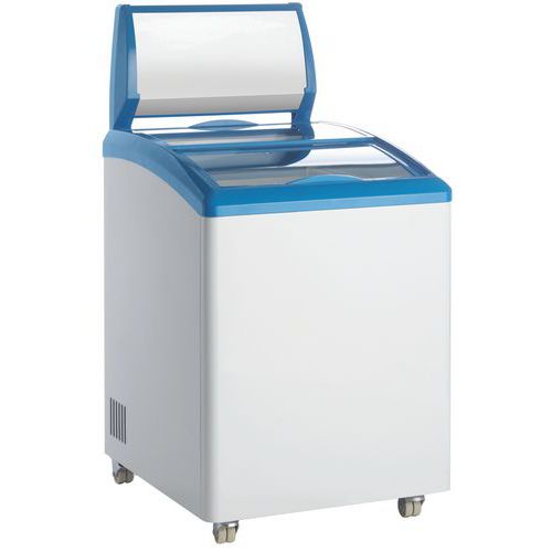 Vrieskist gebogen glasschuif met 2 manden - Scancool Vrieskist gebogen glasschuif met 2 manden - Scancool