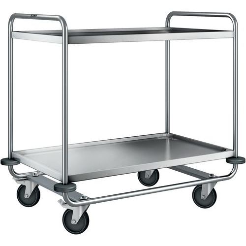 Servicetrolley SW 10 x 6-2 met wielen van gegalvaniseerd staal_blank Servicetrolley SW 10 x 6-2 met wielen van gegalvaniseerd staal_blank