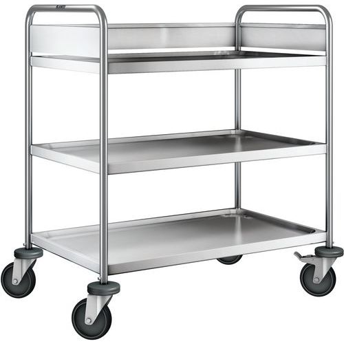Afruimwagen ARW 9 x 6-3 met staalverzinkte wielen - Blanco Afruimwagen ARW 9 x 6-3 met staalverzinkte wielen - Blanco