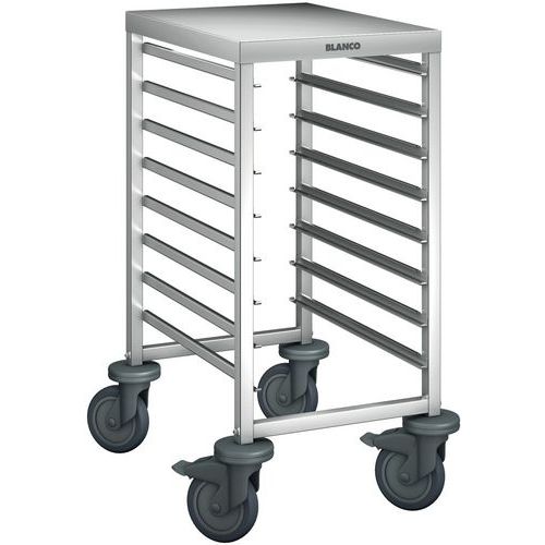 Chariots échelles à glissières avec plan de travail RWRA 850_Blanco Chariots échelles à glissières avec plan de travail RWRA 850_Blanco