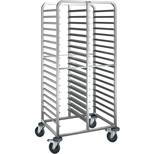 Regaalwagen RVS tweedelig RWR 162 - Blanco Regaalwagen RVS tweedelig RWR 162 - Blanco
