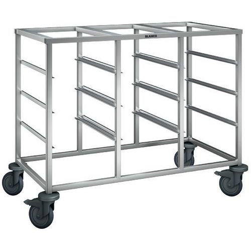 Chariot à glissières 3 parties pour accrocher des bac GN RWR 3_Blanco Chariot à glissières 3 parties pour accrocher des bac GN RWR 3_Blanco