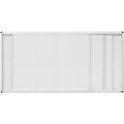 Tableau blanc multifaces coulissantes - Bi-Office Tableau blanc multifaces coulissantes - Bi-Office