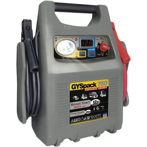Autonome jumpstarter GYSPACK 750 - GYS Autonome jumpstarter GYSPACK 750 - GYS