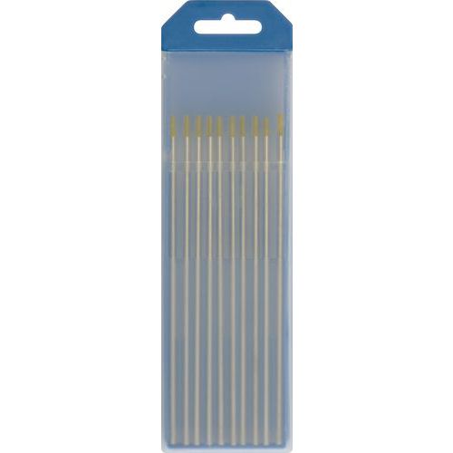 Electrode tungstène WL15 de diamètre 3,2 - or - GYS Electrode tungstène WL15 de diamètre 3,2 - or - GYS