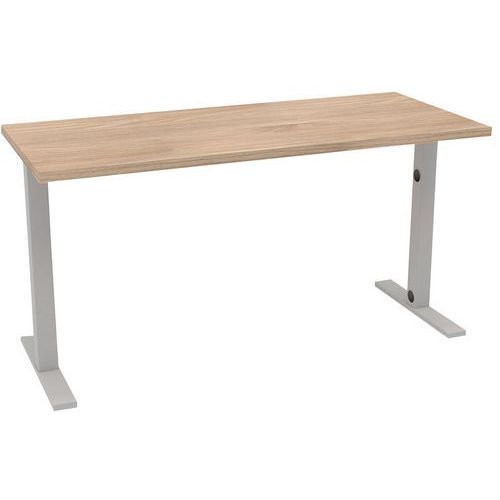 Recht bureau B 140xD 80 cm assortiment Idea