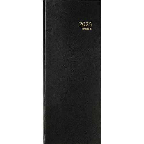 Agenda de banque noir - Long 2 volumes 15 x 33 cm - Année 2026 Agenda de banque noir - Long 2 volumes 15 x 33 cm - Année 2026