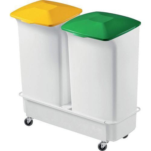 Afvalcontainer DURABIN met trolley van 40 liter - Durable Afvalcontainer DURABIN met trolley van 40 liter - Durable