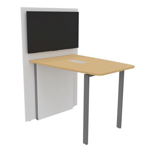 Station Visio Hub table haute Buronomic Station Visio Hub table haute Buronomic