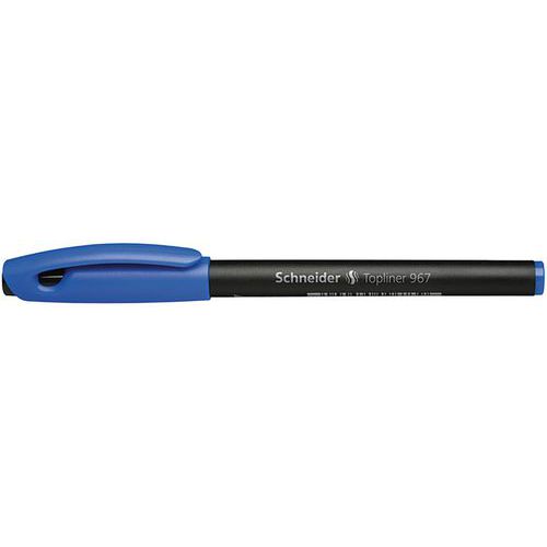 Stylo Fineliner - Topliner 967 - 0,4mm - noir/bleu - Schneider Stylo Fineliner - Topliner 967 - 0,4mm - noir/bleu - Schneider
