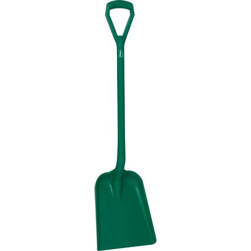 Schop met korte rechte steel, Type huishoudelijk accessoire: Schop, Kleur: Groen, Materiaal: Polypropyleen