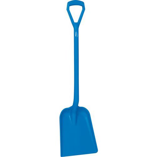 Schop met korte rechte steel, Type huishoudelijk accessoire: Schop, Kleur: Blauw, Materiaal: Polypropyleen