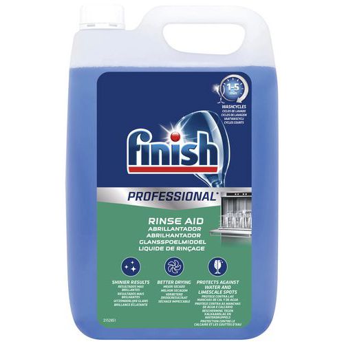 Glansspoelmiddel extra hygiëne Finish Professional - Fles 5 l Glansspoelmiddel extra hygiëne Finish Professional - Fles 5 l