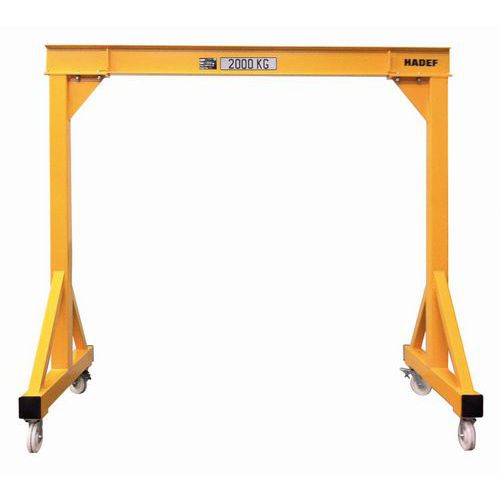 Hijsbrug hoogte 3 m bereik 3 m, 500 kg + elek. takel 62/05R Hijsbrug hoogte 3 m bereik 3 m, 500 kg + elek. takel 62/05R