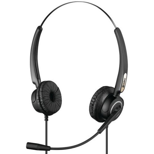 Hoofdtelefoon - Office Pro Stereo USB - Sandberg Hoofdtelefoon - Office Pro Stereo USB - Sandberg