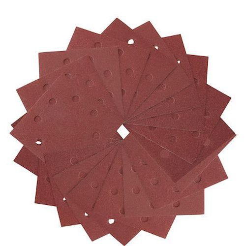 Schuurvel 1/4 8 gaten 115x115 voor vlakschuurmachine - Set 25 - Dewalt