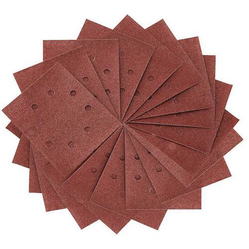 Schuurvel 1/4 8 gaten 115x140 voor vlakschuurmachine - Set 25 - Dewalt