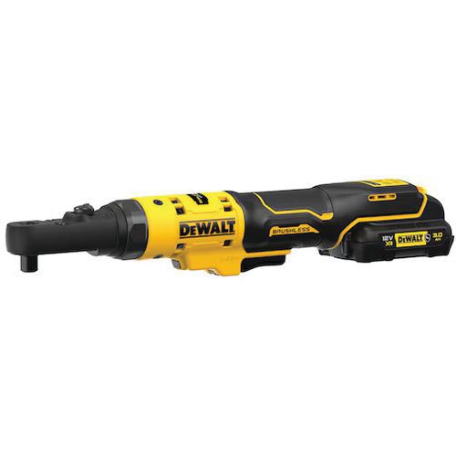 Haakse ratelsleutel 12V XR 1/4 en 3/8 3,0 Ah en lader - Dewalt