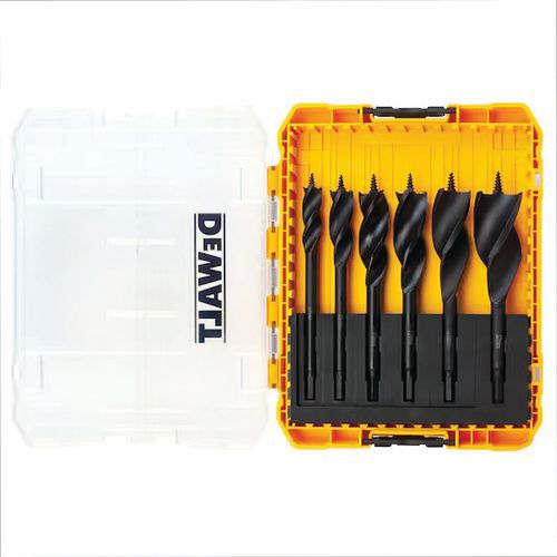 Speedboorset Tri-flute 6 delig in tough case Extreme - Dewalt Speedboorset Tri-flute 6 delig in tough case Extreme - Dewalt