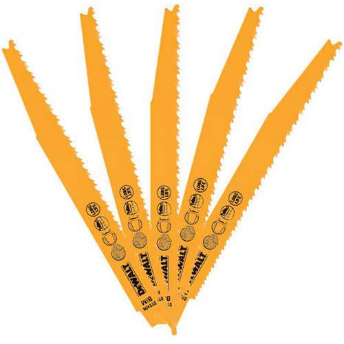 Reciprozaagblad HCS Progressor voor metaal - set van 5 - Dewalt Reciprozaagblad HCS Progressor voor metaal - set van 5 - Dewalt