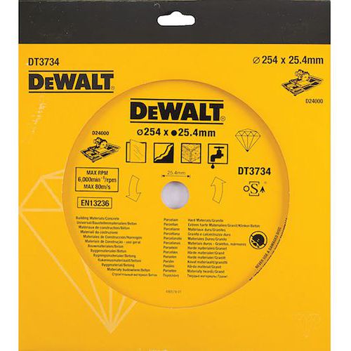 Lame pour porcelaine et pierre - Dewalt Lame pour porcelaine et pierre - Dewalt