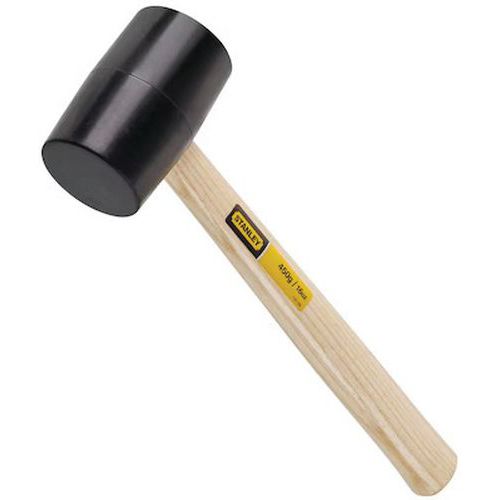 Maillet manche bois tête caoutchouc - Stanley Maillet manche bois tête caoutchouc - Stanley