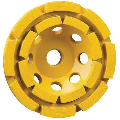 Diamantslijpkop voor beton dubbel M14 - Dewalt Diamantslijpkop voor beton dubbel M14 - Dewalt