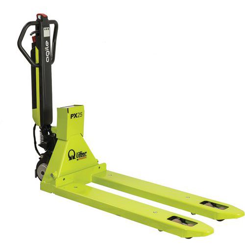 Halfelektrische pallettruck met weegsysteem PX-Agile Halfelektrische pallettruck met weegsysteem PX-Agile