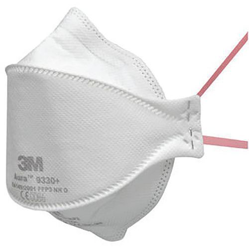 Masque 3M™ Aura™ 9330+ FFP3 NR D sans soupape - 3M Masque 3M™ Aura™ 9330+ FFP3 NR D sans soupape - 3M