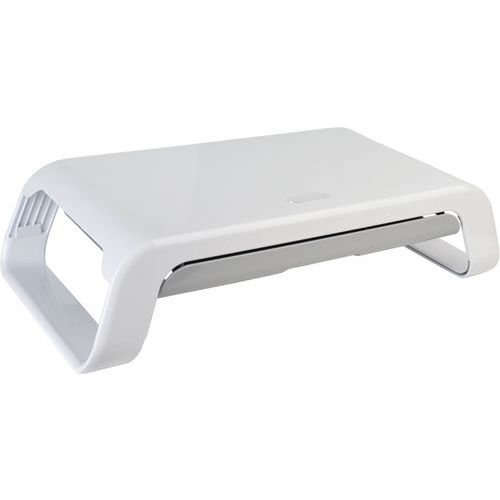 Monitorsteun wit Glossy - Desq Monitorsteun wit Glossy - Desq