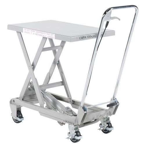 Aluminium heftafel, enkele schaar - 100 kg - FIMM Aluminium heftafel, enkele schaar - 100 kg - FIMM