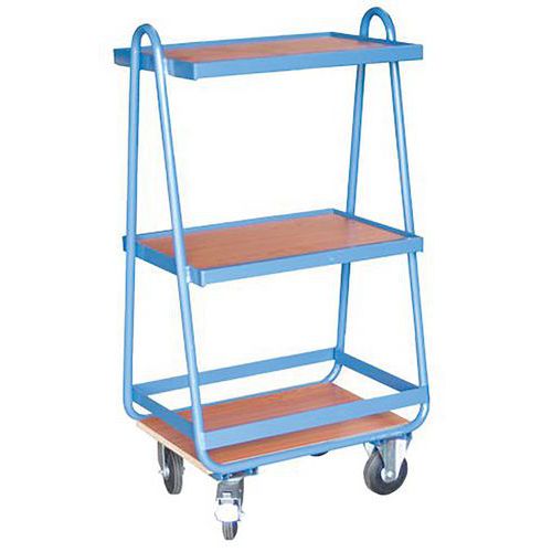 Servante plateaux fixes 3 plateaux bois 600 x 400 mm - FIMM Servante plateaux fixes 3 plateaux bois 600 x 400 mm - FIMM