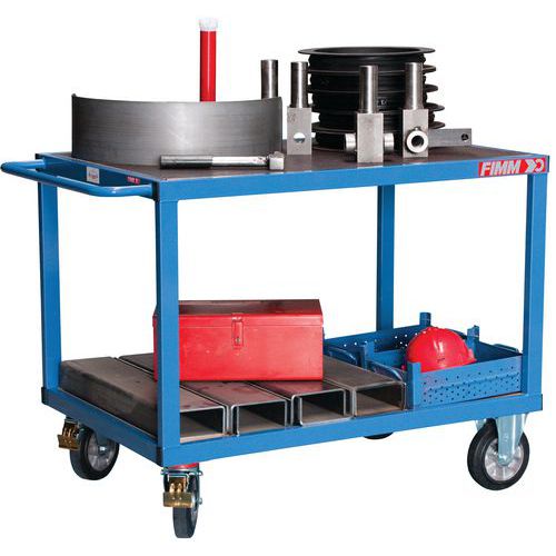 Serveerwagen met schuifladen 1200x800 mm - 1000 kg - FIMM Serveerwagen met schuifladen 1200x800 mm - 1000 kg - FIMM