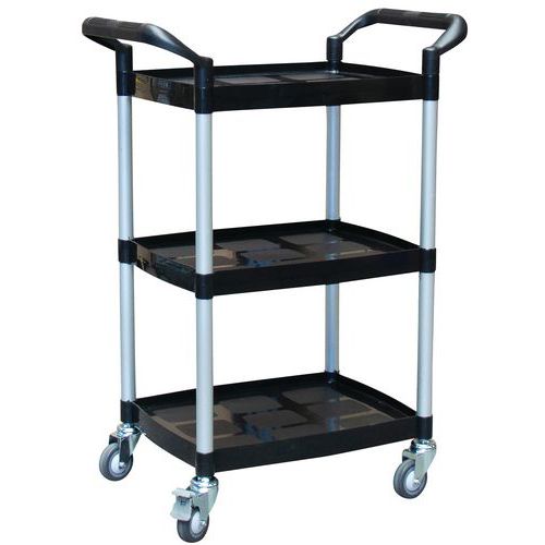 Desserte 3 plateaux 475x365 mm plastique 135 kg - FIMM Desserte 3 plateaux 475x365 mm plastique 135 kg - FIMM