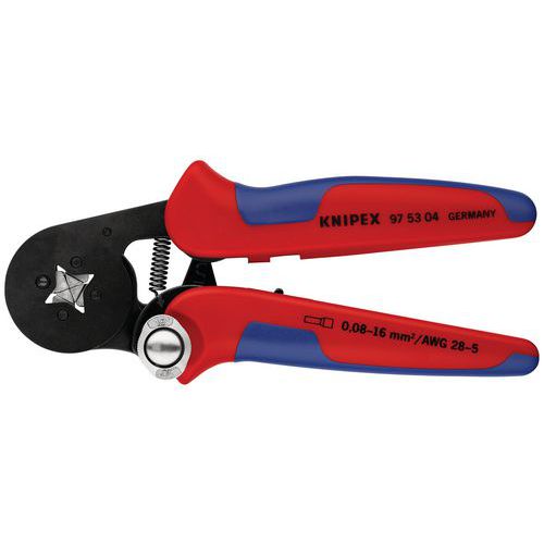 Pince auto ajustable pour embouts de câble - Knipex Pince auto ajustable pour embouts de câble - Knipex