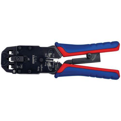 Pince à sertir professionnelle pour dénudeur de fils - Knipex Pince à sertir professionnelle pour dénudeur de fils - Knipex