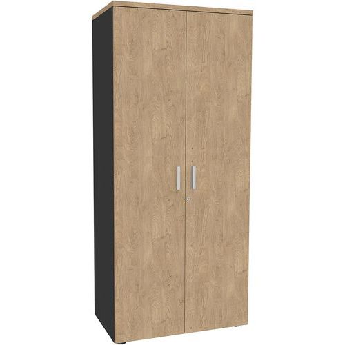 Hoge kast Urban met matte handgreep 180x80 cm 4 legborden - te monteren Hoge kast Urban met matte handgreep 180x80 cm 4 legborden - te monteren